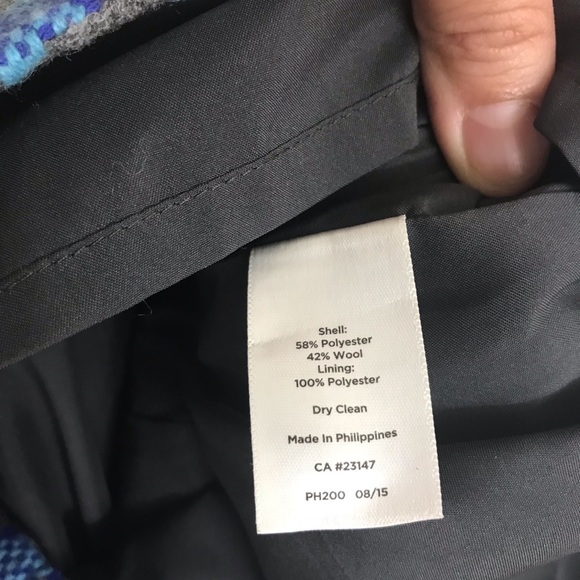 Talbots Wool Blend Houndstooth Pencil Skirt.  Size 8P. - Picture 6 of 6